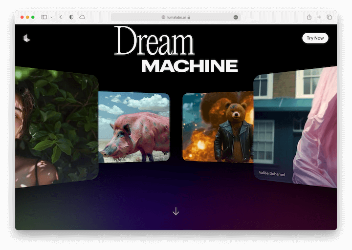 Dream Machine video IA